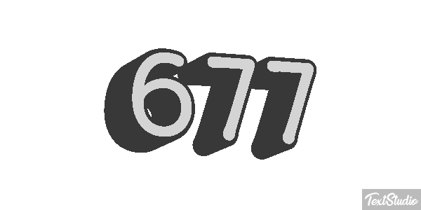 677 Texteffekt