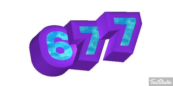677 Texteffekt