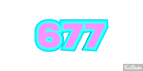 677 Texteffekt