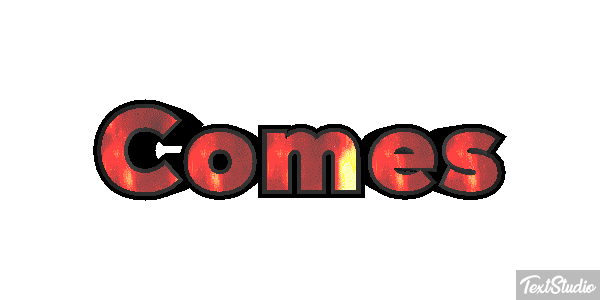 Comes Text effect