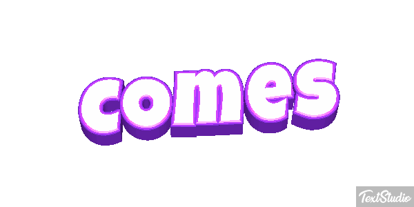 Comes Text effect