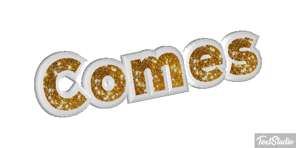 Comes Text effect