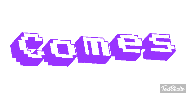 Comes Text effect