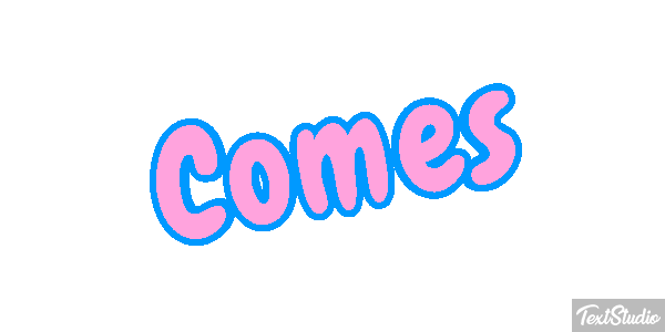 Comes Text effect