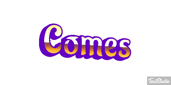 Comes Text effect