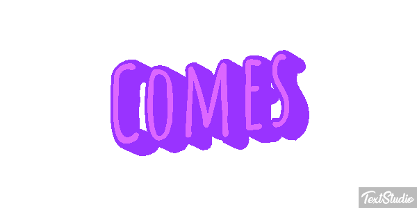 Comes Text effect