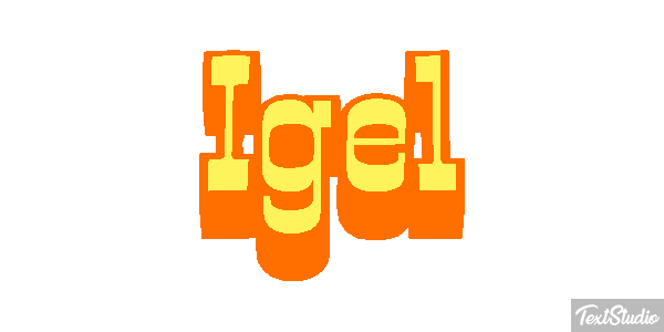 Igel Effetto testo
