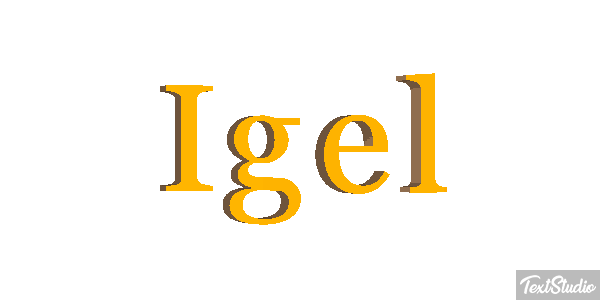 Igel Effetto testo