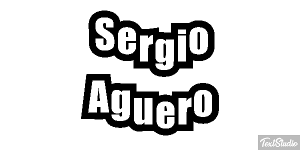 Sergio Agüero Effet de texte