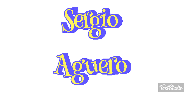Sergio Agüero Effet de texte
