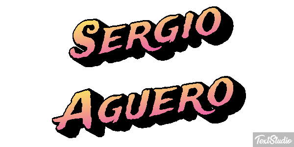 Sergio Agüero Effet de texte