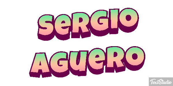 Sergio Agüero Effet de texte