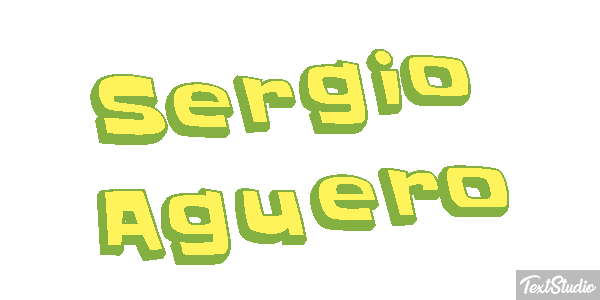 Sergio Agüero Effet de texte