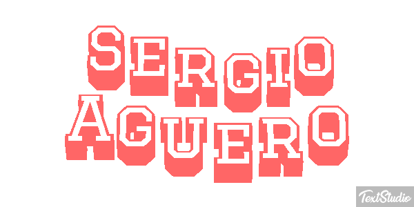 Sergio Agüero Effet de texte