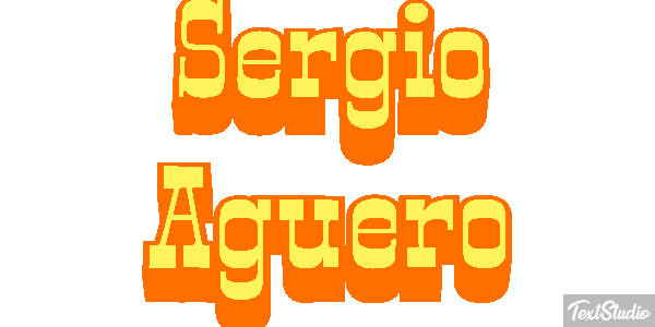 Sergio Agüero Effet de texte