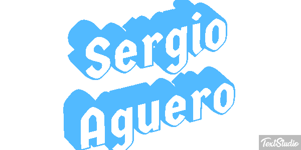Sergio Agüero Effet de texte