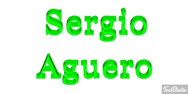 Sergio Agüero Effet de texte