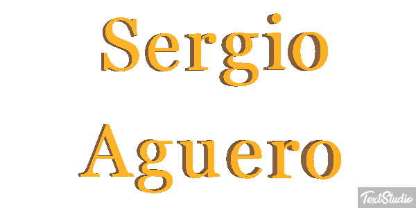 Sergio Agüero Effet de texte