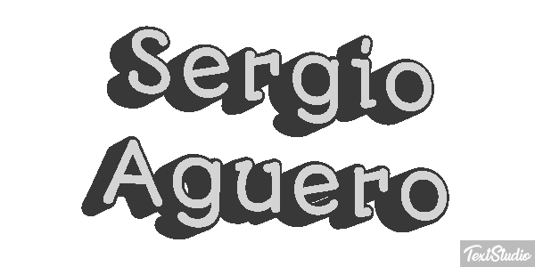 Sergio Agüero Effet de texte