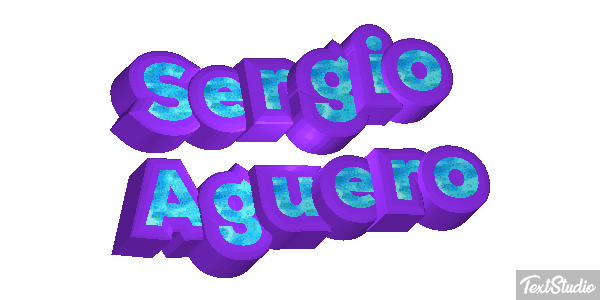 Sergio Agüero Effet de texte