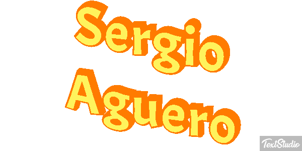 Sergio Agüero Effet de texte