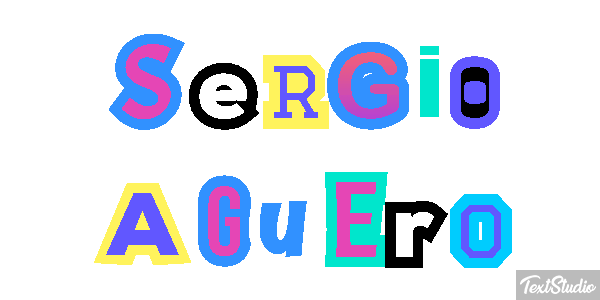 Sergio Agüero Effet de texte