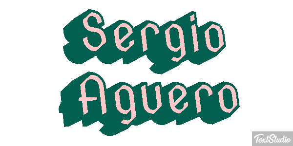 Sergio Agüero Effet de texte
