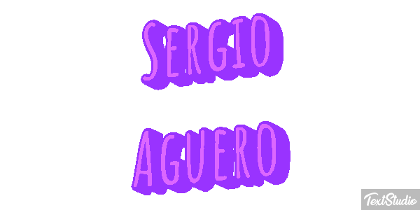 Sergio Agüero Effet de texte
