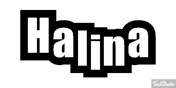 Halina Efecto de texto