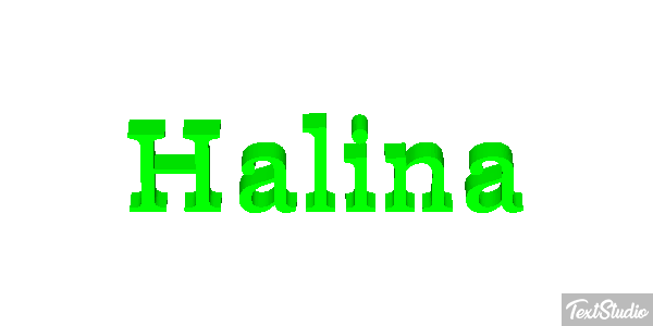 Halina Efecto de texto
