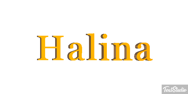 Halina Efecto de texto
