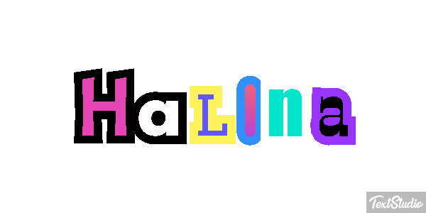 Halina Efecto de texto