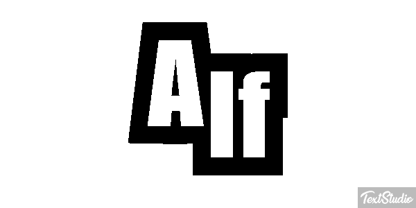 Alf Tekst effect