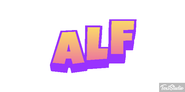 Alf Tekst effect
