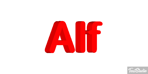 Alf Tekst effect