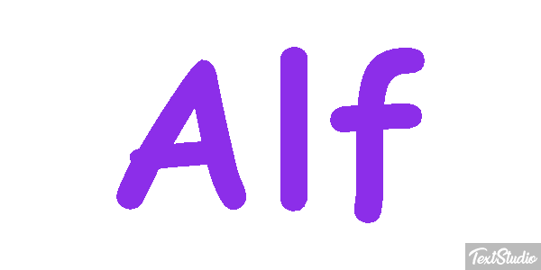 Alf Tekst effect