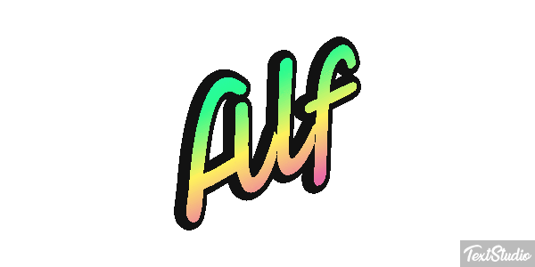 Alf Tekst effect