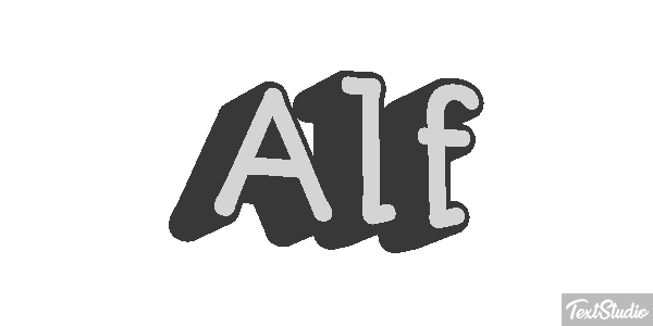 Alf Tekst effect