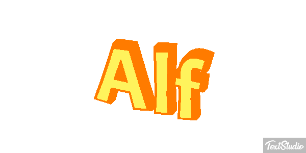 Alf Tekst effect