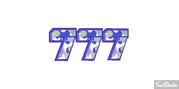 777 Текстовый эффект