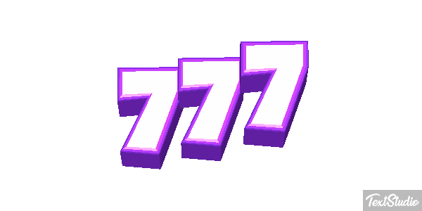 777 Текстовый эффект