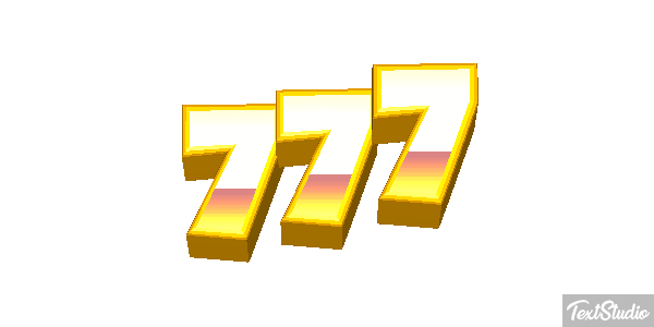 777 Текстовый эффект