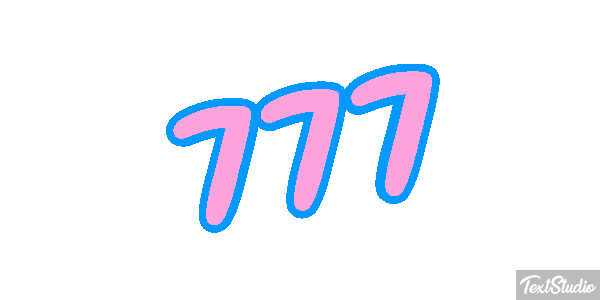 777 Текстовый эффект
