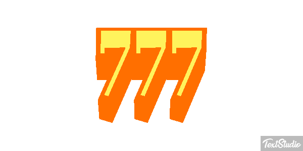 777 Текстовый эффект