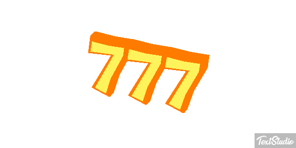 777 Текстовый эффект