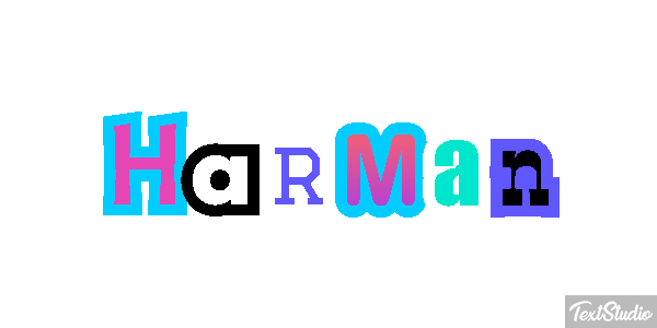 Harman Текстовый эффект
