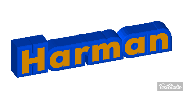Harman Текстовый эффект