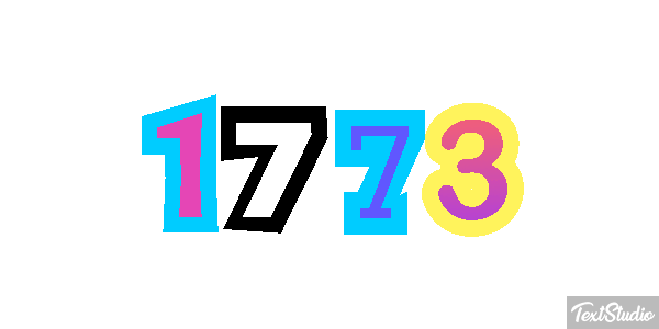 1773 Текстовый эффект