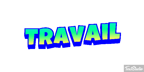 Travail Tekst effect