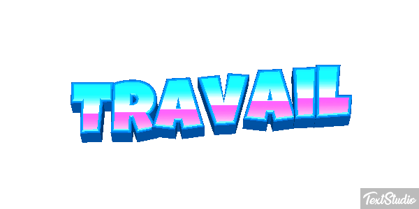 Travail Tekst effect